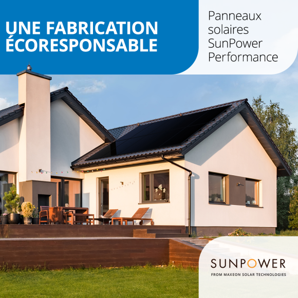 Panneaux solaires Sun Power Gamme performance airmetic enr finistere